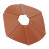 Lamp Shade Leather Brown Shade Cover Patchwork Retro Design Lighting Accessories for Light Bulb Lamp