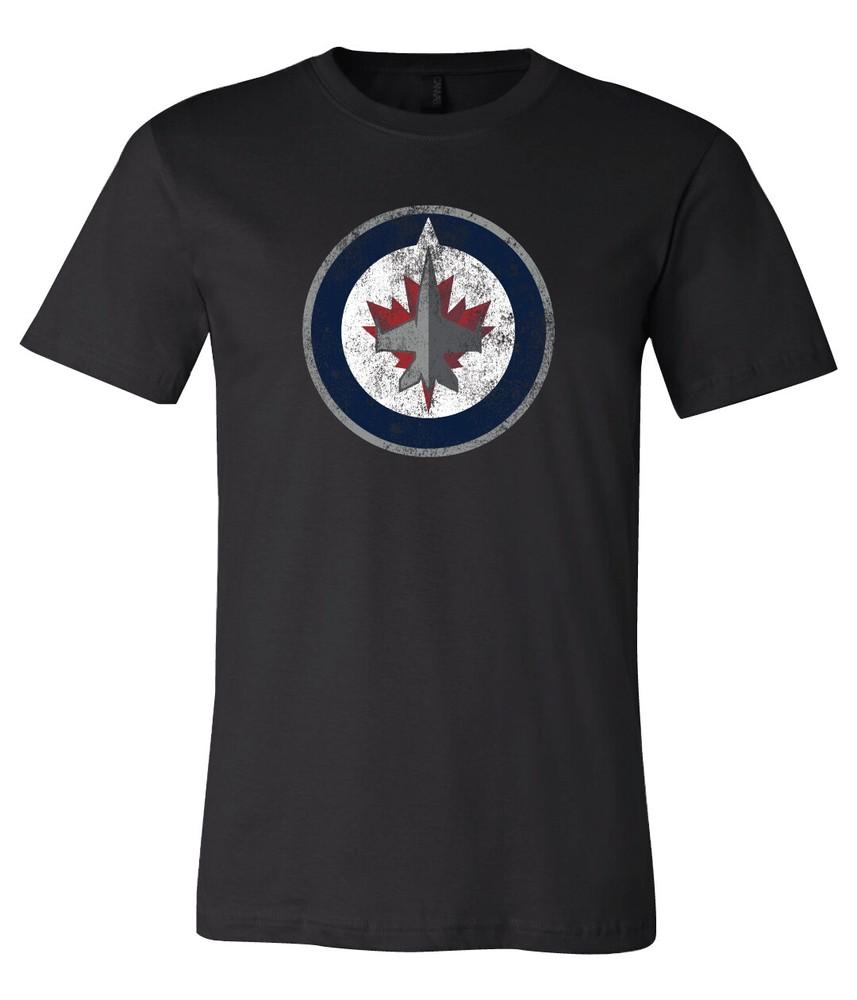 Winnipeg Jets Distressed logo shirt S-6XL Tracking!! Unisex T-Shirt S