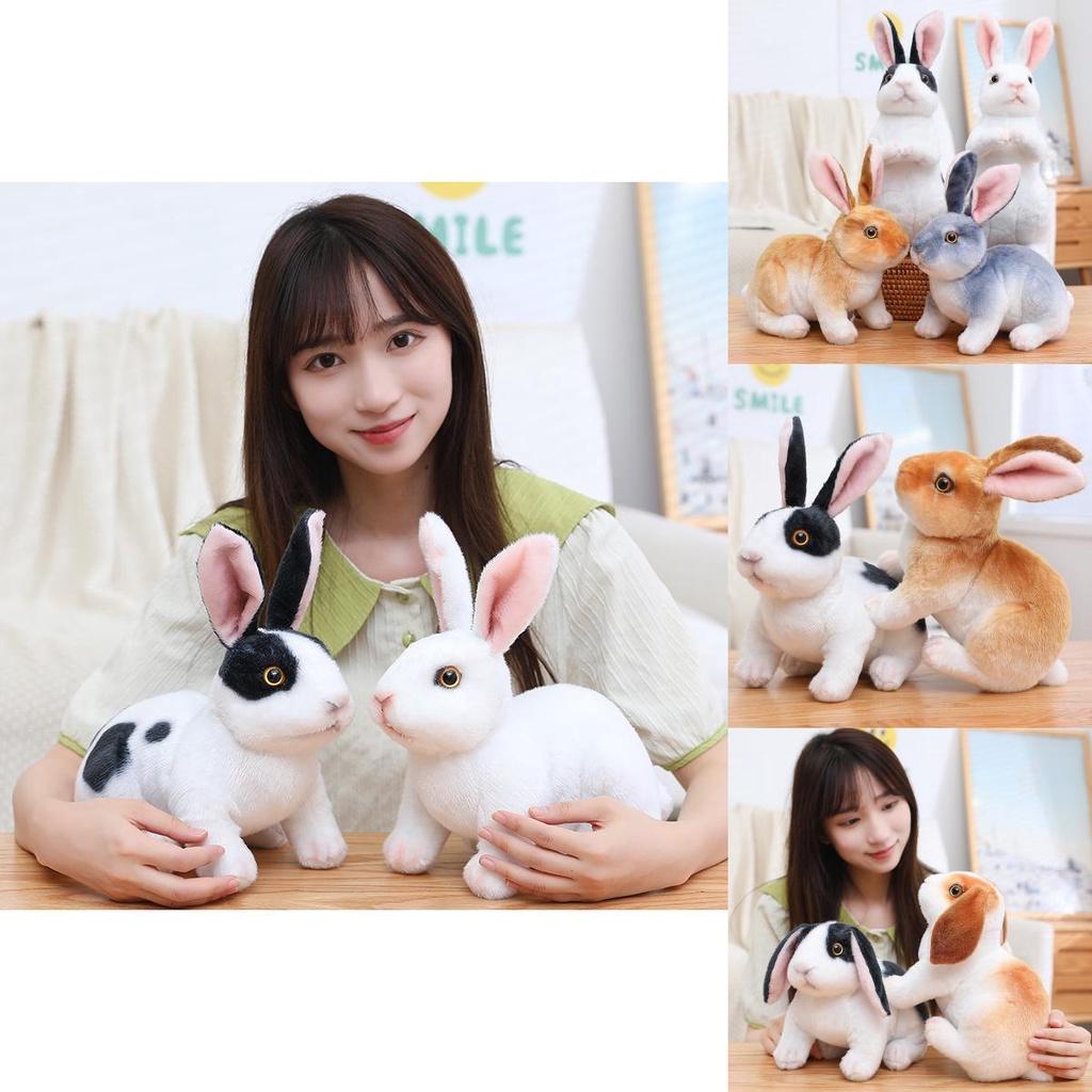 Cute Rabbit Plush Toy Decoration Props Standing Pose Wholesale