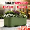 Beifute Rectangular Galvanized Steel Planter Box