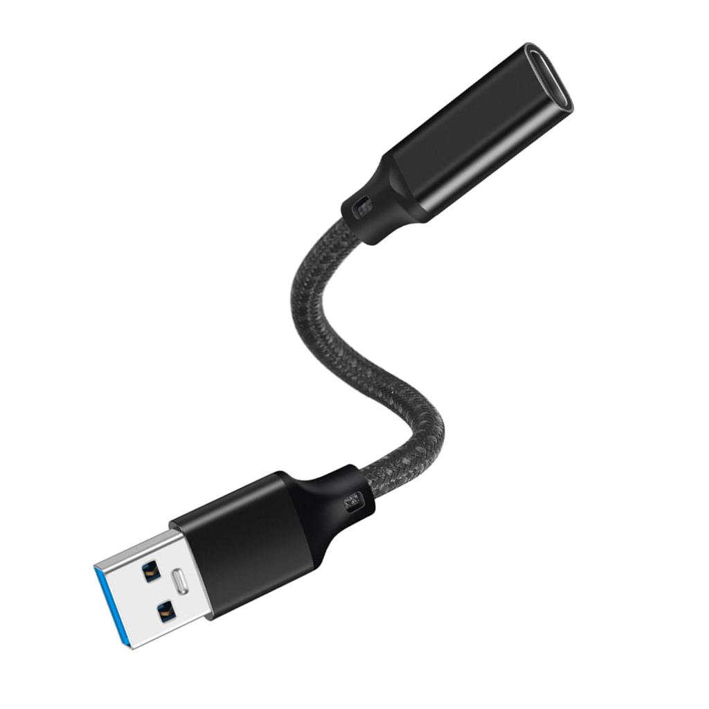 TypeC to USB3.2 Adapter Cable TypeC Female to USB Charging Line for Phone Computer Headset Carplays Data Line