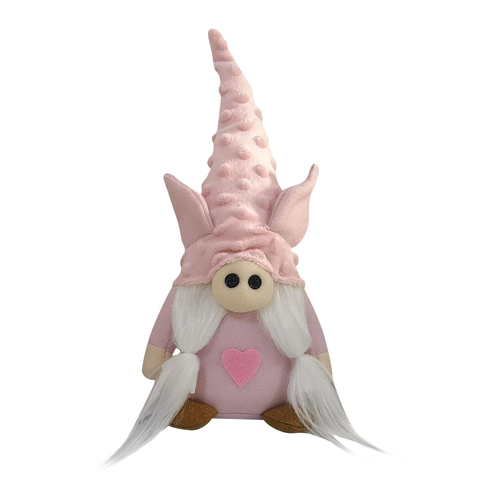 

Valentine s Day Faceless Old Man Dwarf Cute Animal Plush Love Doll Ornament Decoration One Size