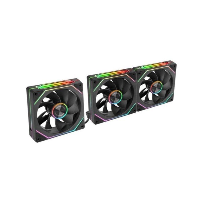 Ventilador suplementario Mars Gaming MF-LINKFINITYKIT2R 120mm 1800RPM Infinity Mirror ARGB PWM