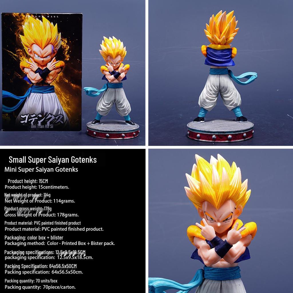 Dragon Ball Super SSJ3 Gotenks Super Saiyan Figure Ornament