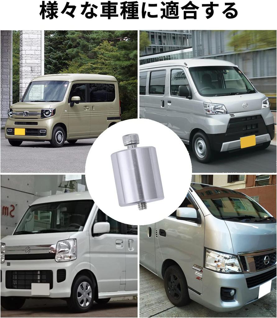 Erector Pipe Car Roof Carrier Bar Spacia Pipe Erector Pipe Attachment with Internal Hexagonal Aluminum Mounting Attachment for DIY Car and Leisure