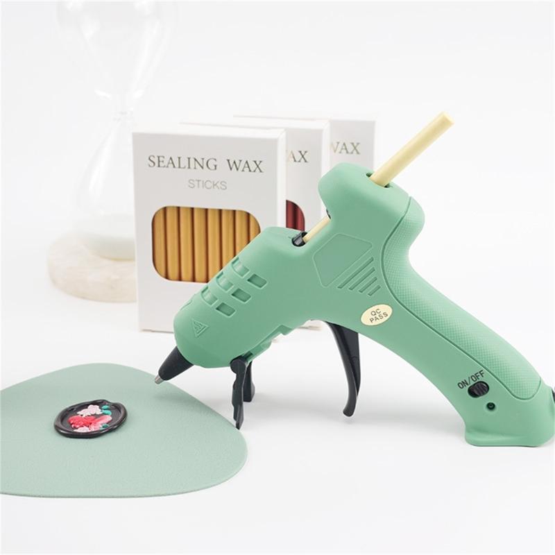 Hot Glues Guns Mini Hot Glues Guns Fast Heating Small Glues Guns, Anti-Drip Glues Guns for Home DIY School Craft Project