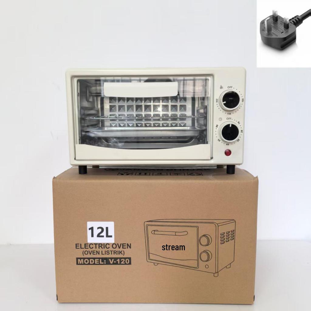 Compact Double-Layer Multifunctional Electric Oven - 12L/25L/48L Capacity for Household Baking