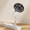 USB-betriebener Handventilator mit bürstenlosem Motor Starker Luftstrom Geräuscharm 360 Grad verstellbar Kabelloser Mini-Kühlventilator