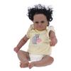 45cm Černá pleť Africká kojenecká panenka Hračka Roztomilá Realistická Reborn Baby Dívčí panenka Dětský dárek