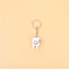 Lot de 10 porte-clés créatifs en forme de dent Couleurs vives et design joyeux en font un cadeau attentionné