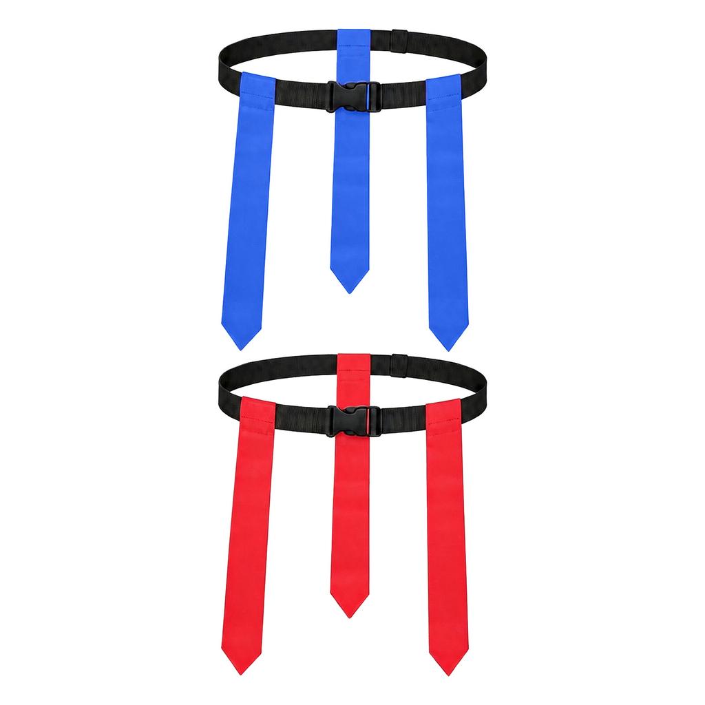 Flag Football Set 14 Personen Gruppe Getrennt Haltbares PVC Flag Football Gürtel Set für Outdoor Sport Flag Football Kit