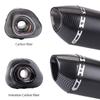 Complete Exhaust System for Motorcycle, Carbon Fiber Exhaust, 51mm/2 Inches, for Mt07 R77 2014-2023
