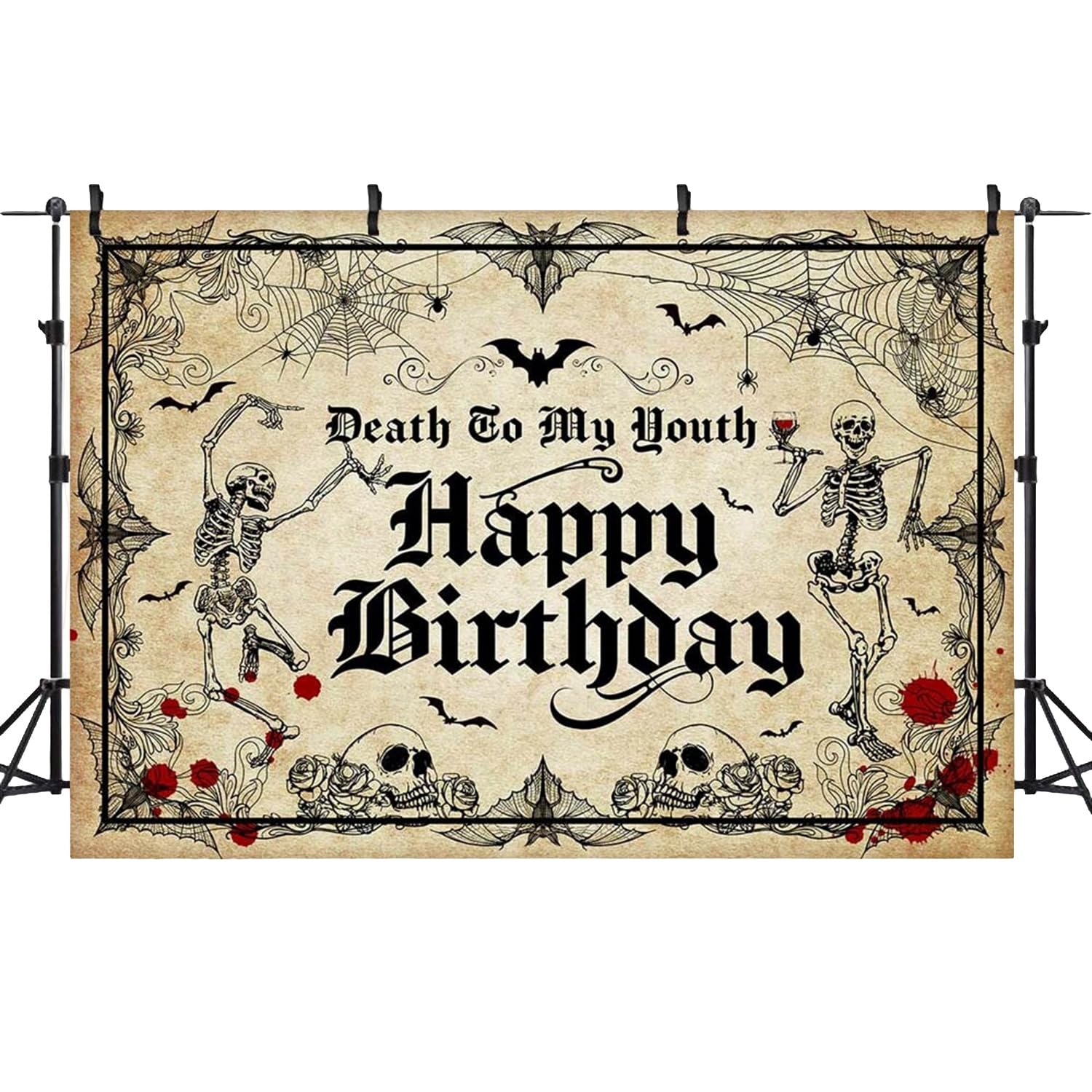 

Background Backing Event Vinyl 210x150cm Paper, Paper, Birthday, Halloween, Decoration, Studio, Photography, Skeleton, Ghost, Party, [34544-34554]