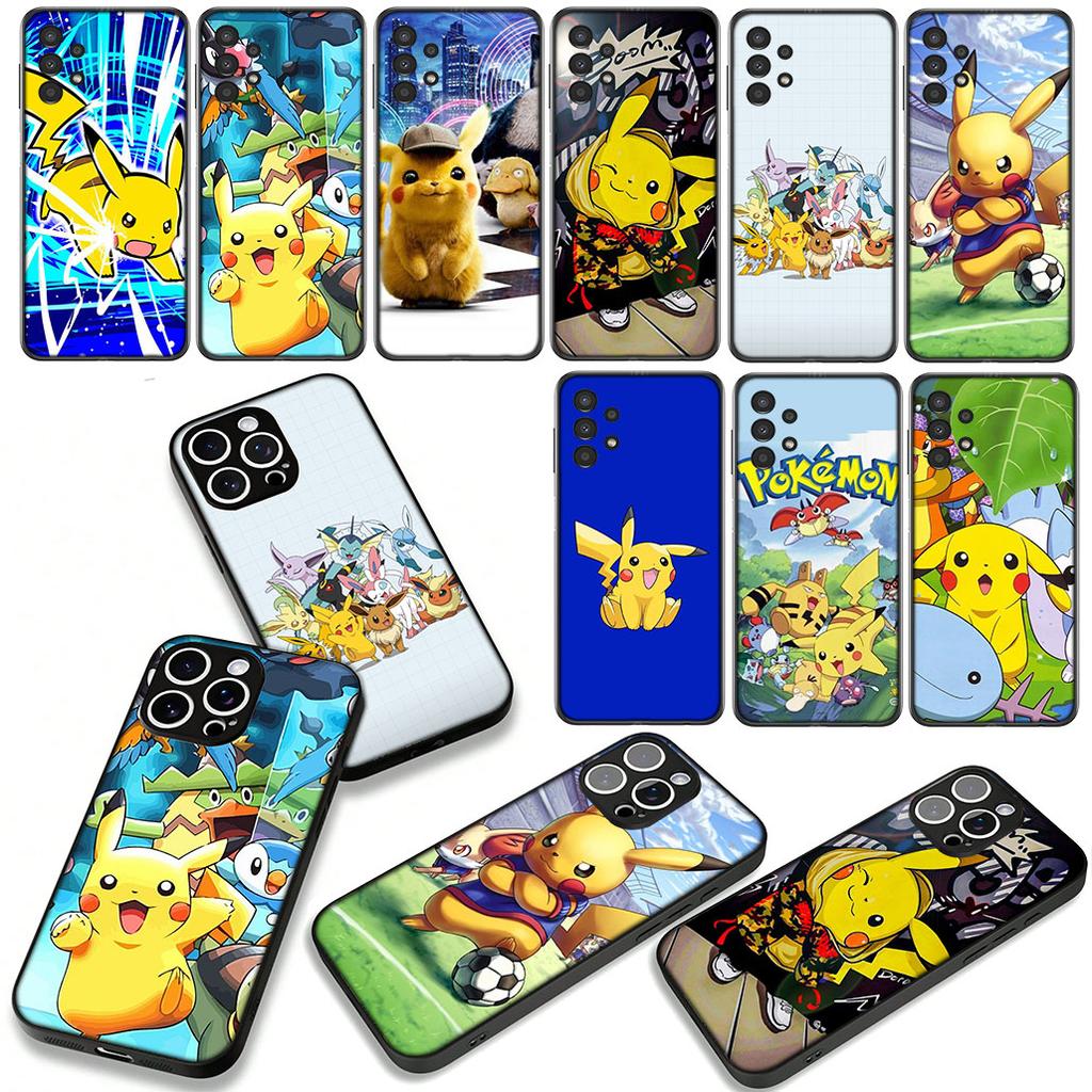 Phone Cover for Xiaomi Redmi 15C 15 A4 A5 9A 9T 10A 10C 9C NFC Note 11 9 10 Pro 8TCase P-Pokemons P-Pikachus Casing