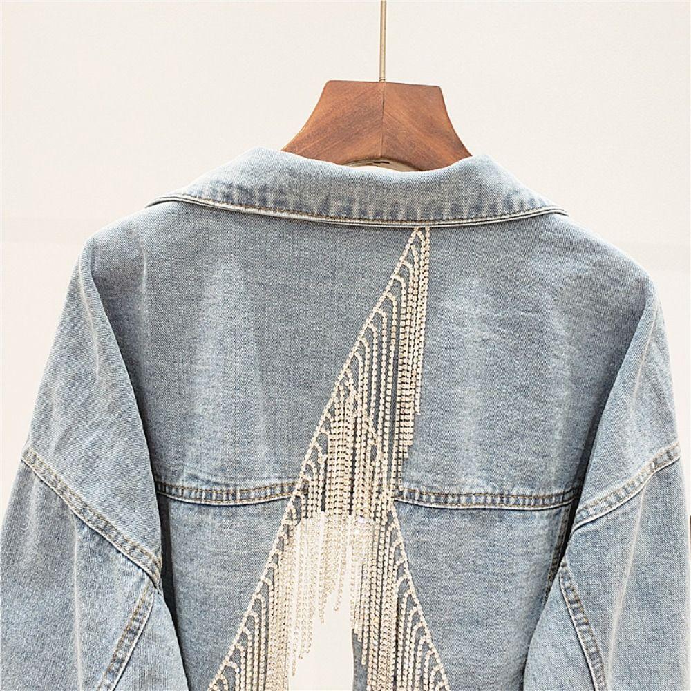 1Yards Length Rhinestone Tassel Chain Silver Claw Chain Crystal Tassel Chain  Clothing Trim
