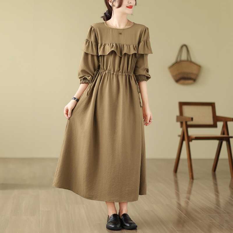 New Loose and Slimming Loose Strapless Slimming Long Dress