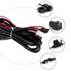 12V 1.6M/2.2M Motorcycle Wiring Relay Harness Switch For LED Spotlight Fog Light With Fuse Electric On Off Switch Cable 2 Wires