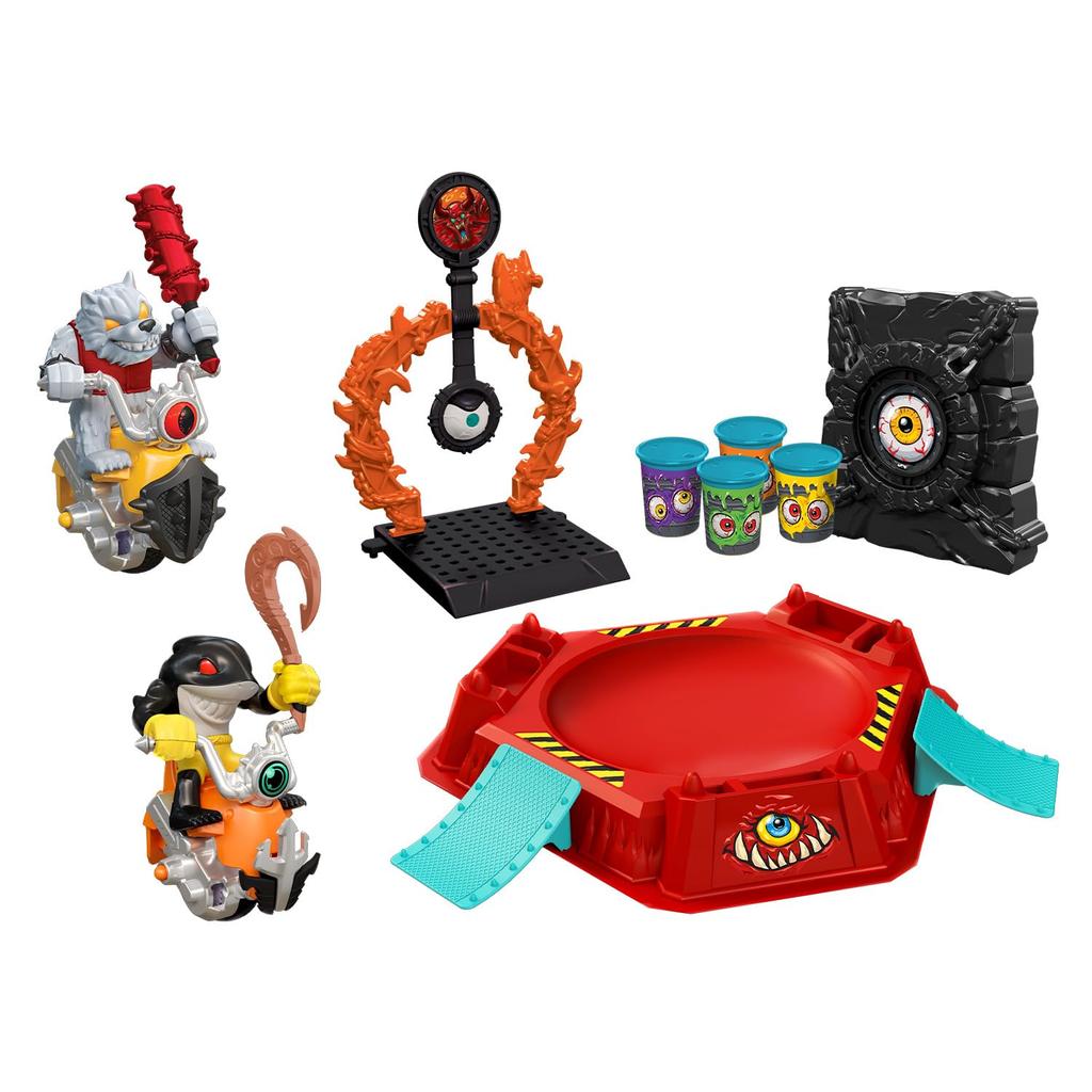 [BANDAI] Monsumoto DX Battle Arena Set 01 Alpha Wolf & Megalodon Set (Bonus: Monsumoto Rider Kirakira Clear Ver. 2)