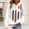 Plus Size Ladies Drawstring Hooded Sweatshirt Long Sleeve Loose Soft Casual Fashion Daily Top