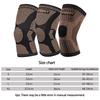 Loogdeel Copper Nylon Knee Brace Compression Support Sleeve For Sports Workout Arthritis Pain Relief