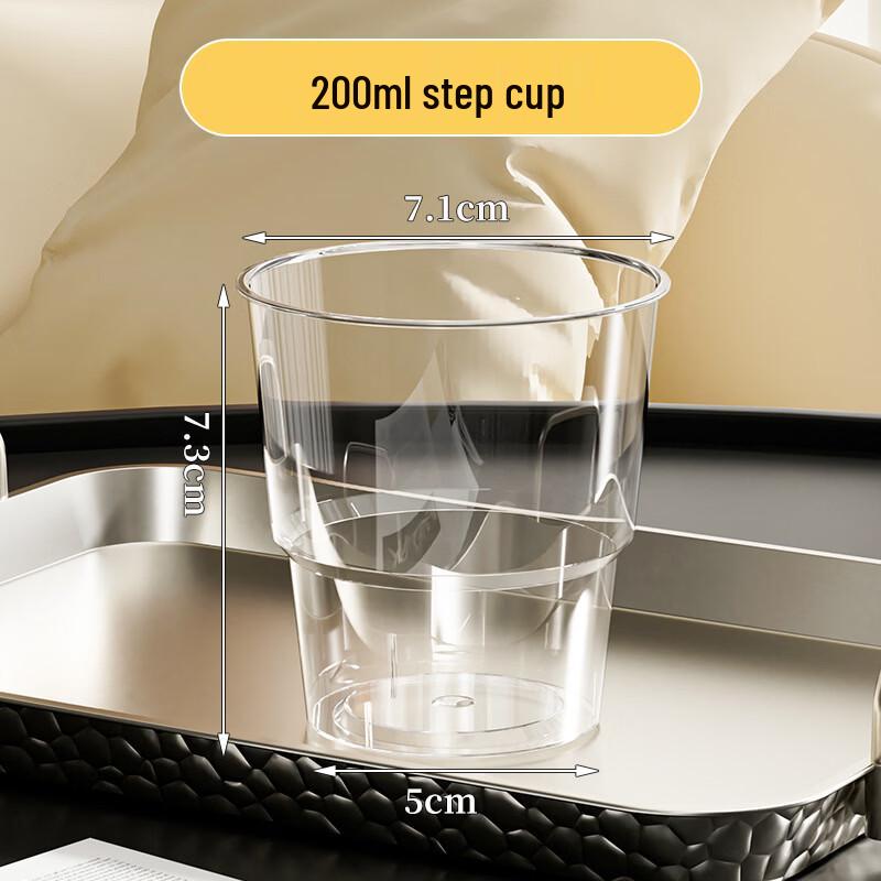 OLOEY Disposable Thickened Plastic Cups