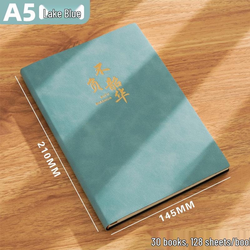 2025 A5 Business Notebook: Soft Leather Travel & Work Diary