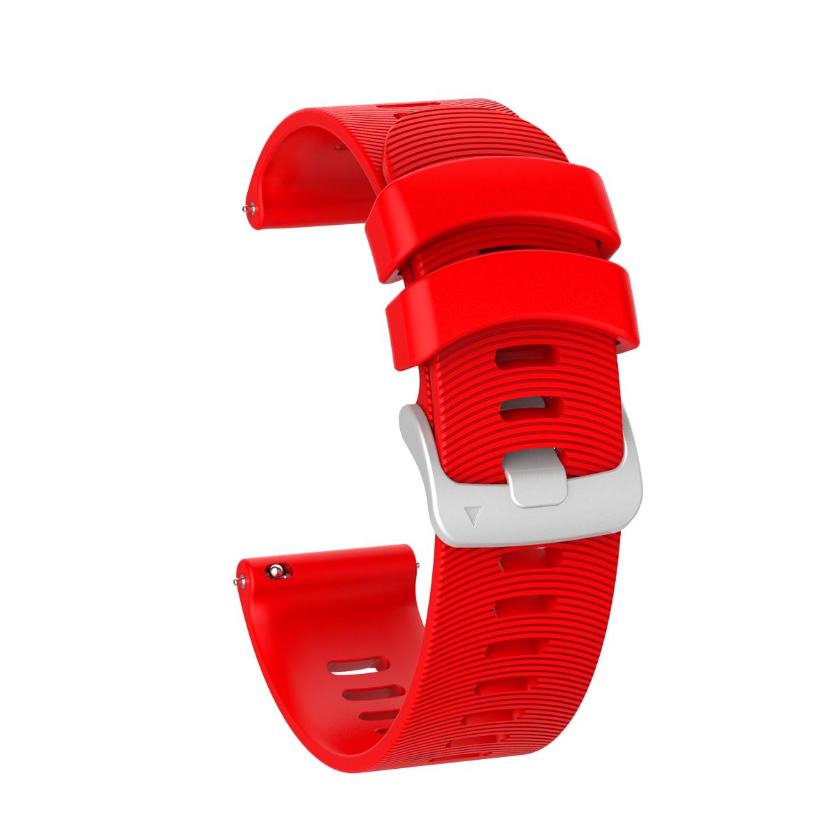 

20 мм красочный ремешок для Garmin Forerunner 245 245m 645 Music 158 55 Sport силиконовый ремешок для смарт-часов для Vivoactive 3 5 браслет 20mm красный