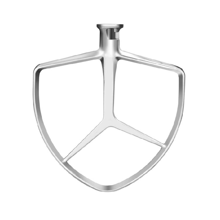 

Dishwasher Safe Stainless Steel Beater Replacement for 7QT Stand Mixer Attachment Dishwasher Safe Accessories 1