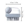 1PC Soft Silicone Pet Bath Brush with Shampoo Dispenser Gentle Massage for Pet Grooming And Hair/Fur Cleaning