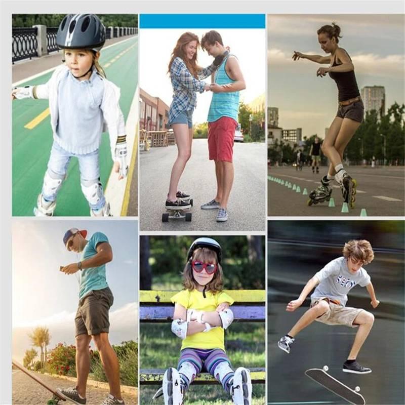 Children'S Knee Pads 6-Piece Protective Gear / Skating Safety Gear Wrist Guards, Elbow Pads, Knee Pads