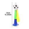 3/6pcs 3-Hole Plastic Football Style Horn Creative Party Chearing Sounding Props Party Ball Game Lively Atmosphere Creation Tool