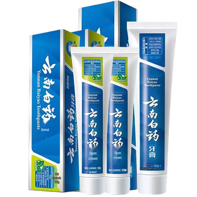 

Yunnan Baiyao Fresh Breath Toothpaste Family Pack