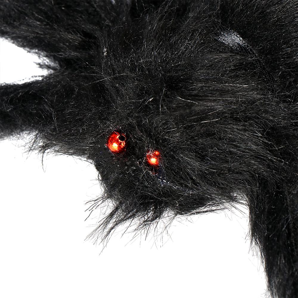 Prank Props Horror Atmosphere Bar Ornament Halloween Decoration Haunted House Black Plush Spider