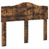Smoked Oak Bed Frame 120 x 190 cm Particleboard