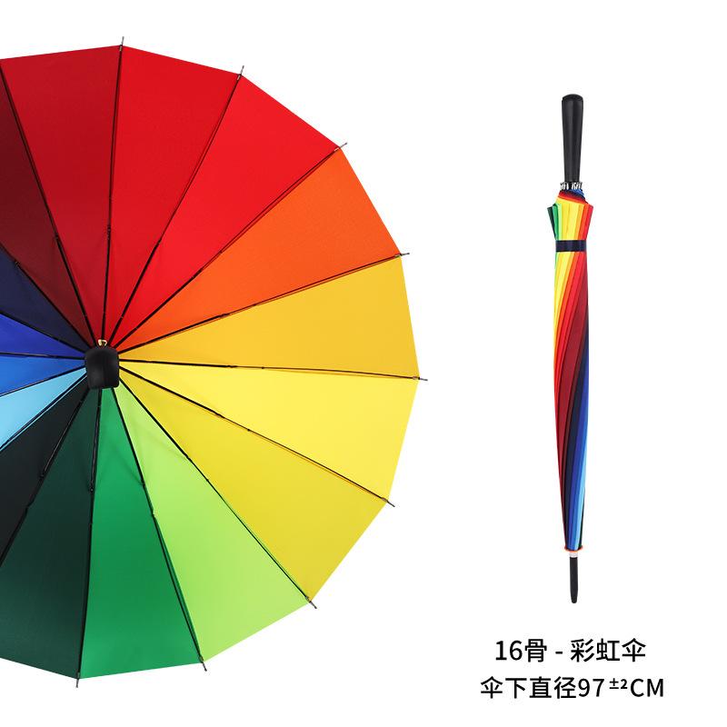 Umbrella Customized golf straight umbrella Weather and rain long-handled umbrella umbrella