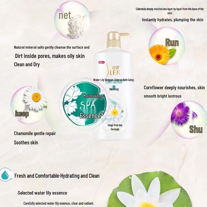 Shu Lei Silk Smooth Shampoo & Water Lotus Shower Gel Set