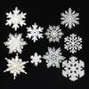 Port Christmas White Snowflake Ornaments – Garland & Hanging Decorations for Windows, Trees, and Parties