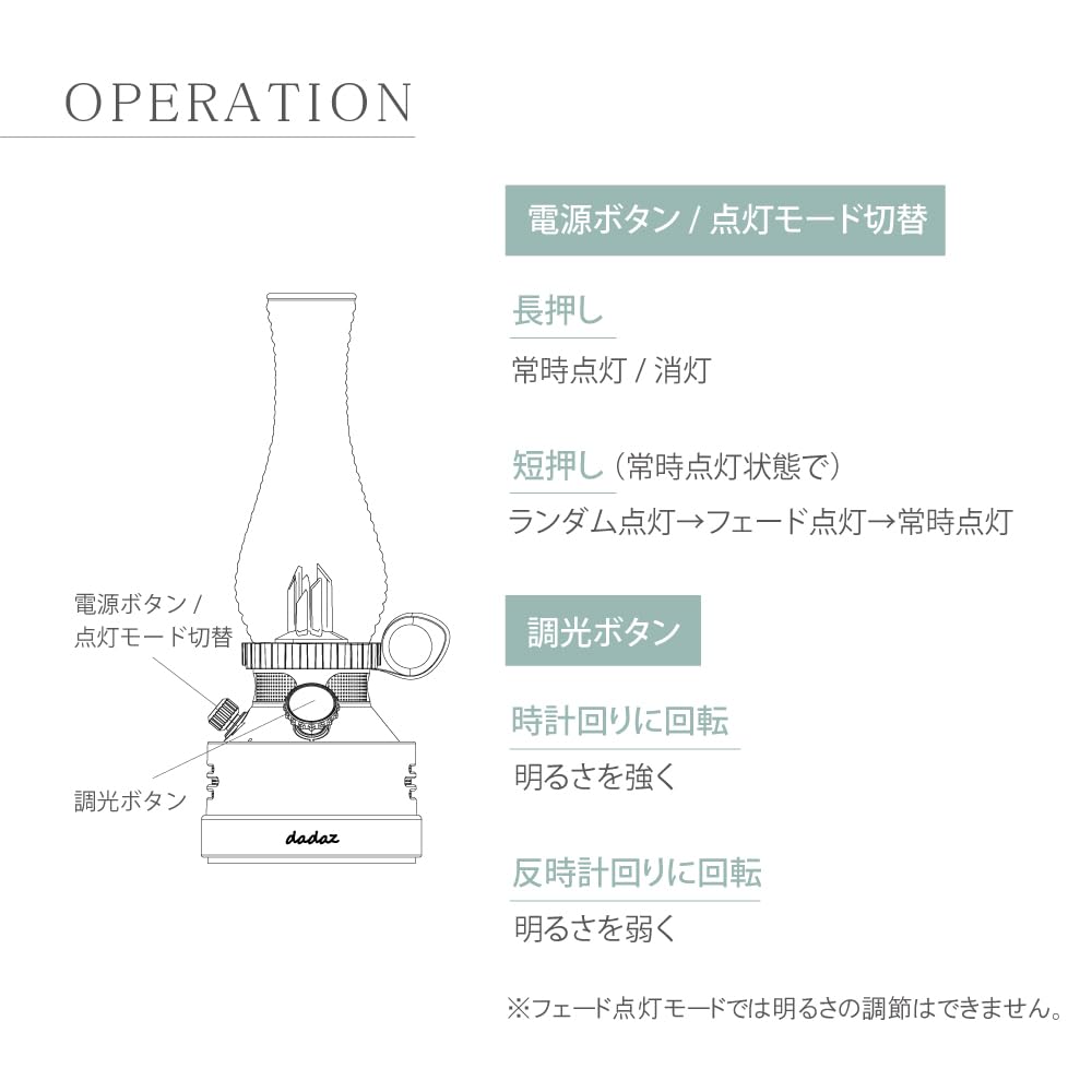 dadaz Table Lamp, Indirect Lighting, Rechargeable, 3600mAh, Greige