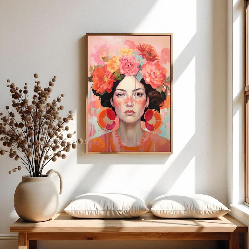 Poster Portrait Flowers