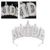 Bridal Pearls Crowns Stylish Graceful Crowns Wedding Photo Accessory Bride Crystal Hairband Wedding Photo Props