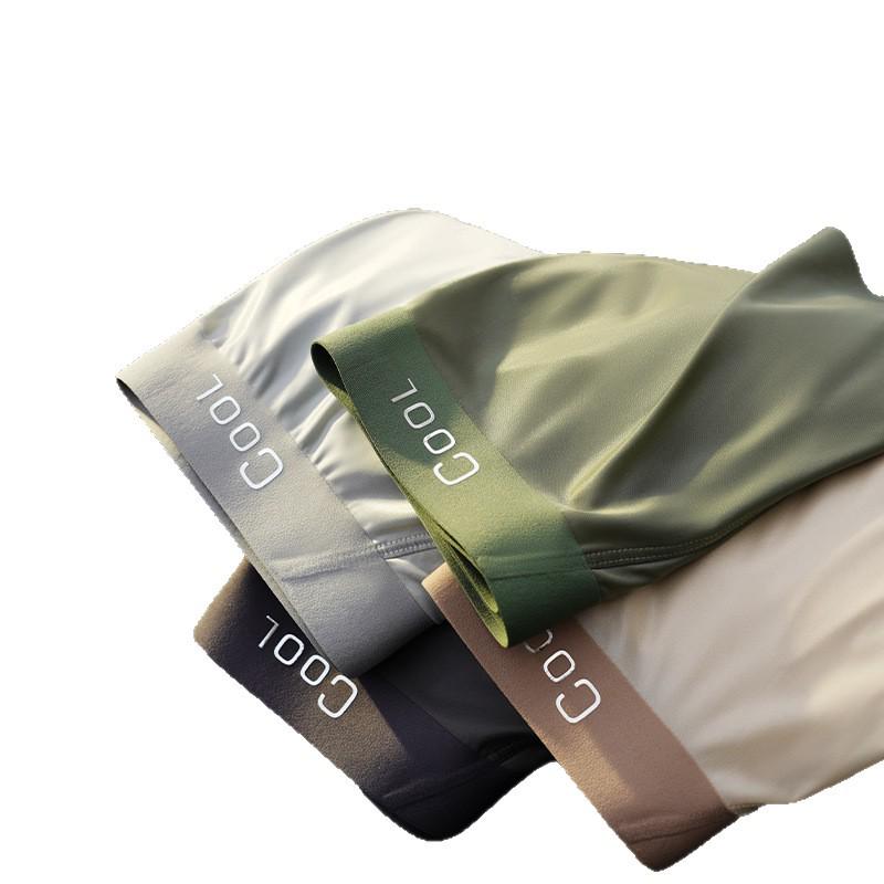10A Antibatterico Uomo Seta di Gelso Acido Ialuronico Raso Ghiacciato Biancheria Intima Lucida Lusso Leggero 2025