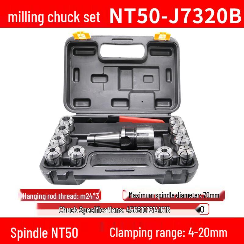 Taper Shank Milling Chuck Set