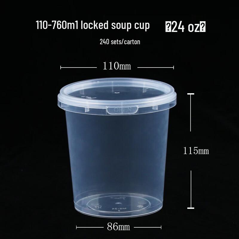 

Disposable Round Plastic Food Containers