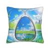 Electronic YK Frutiger Aero Square Pillow Case  Cushion Covers Awesome Zipper Decorative Pillowcase for Sofa cm