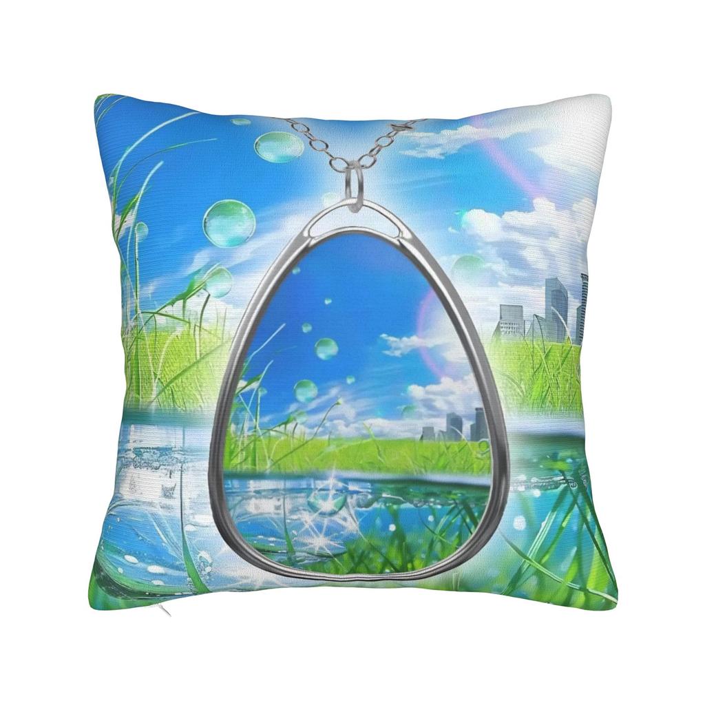 Electronic YK Frutiger Aero Square Pillow Case Cushion Covers Awesome Zipper Decorative Pillowcase for Sofa cm