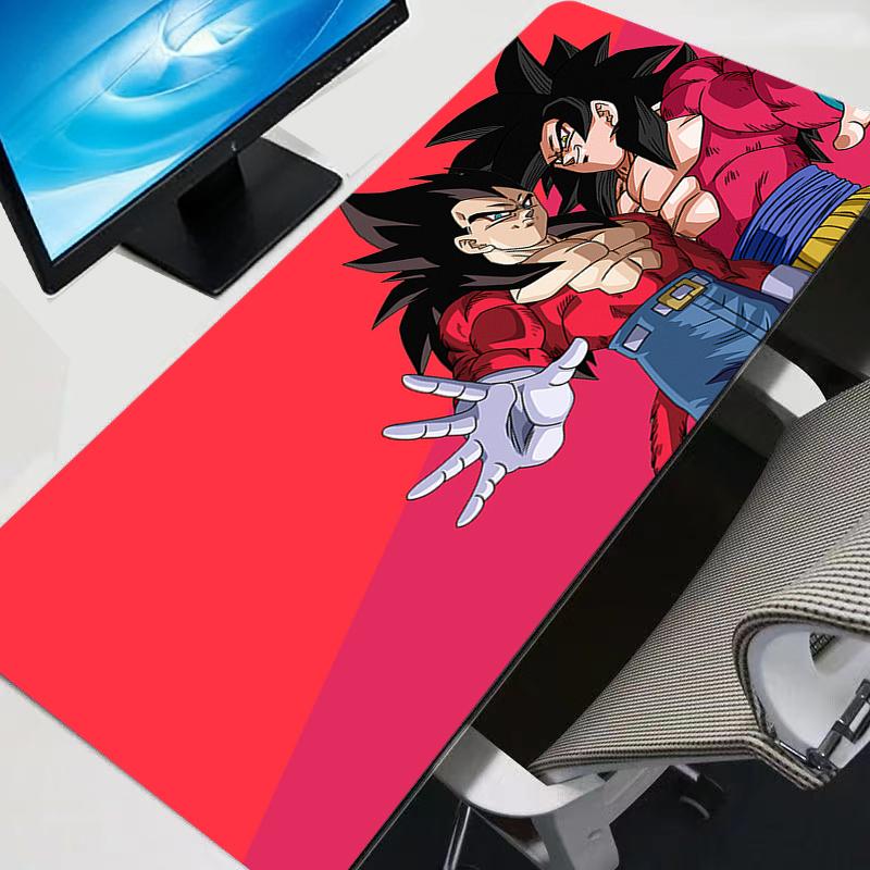 Mouse Pad Gaming Accessories Keyboard Desk Mat Gabinete Gamer Rug Carpet Mousepad Dragon Balls Vegeta And Goku Mouse Mats Gift