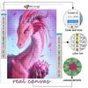 5D DIY European Dragon Cross Stitch Rhinestones Diamond Drawing Embroidery Mosaic Home Decor