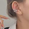 Sweet Diamond Star Clip-On Earrings: Light Luxury, No Piercing, Trendy Summer Design