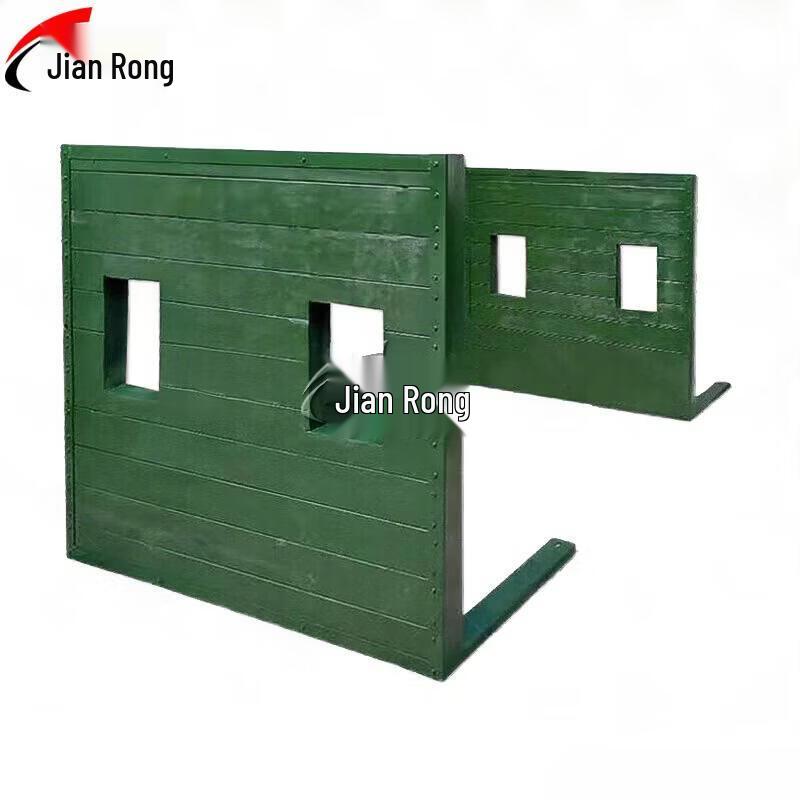 Dual-Opening Tactical Simulation Low Wall
