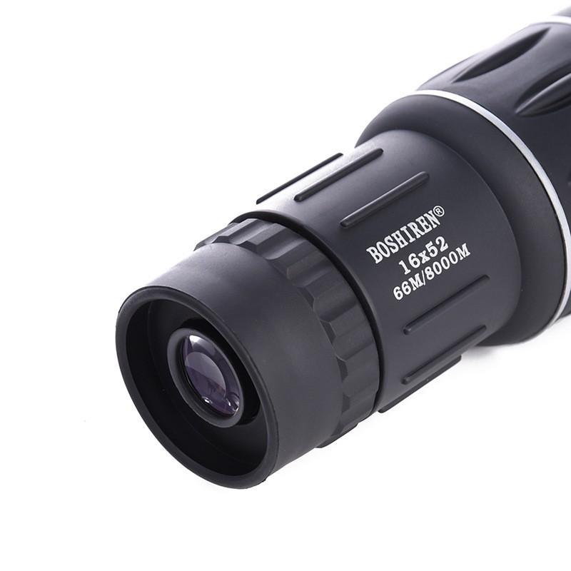 16x52 High Magnification Binoculars Birdwatching Outdoor Use Aluminum Body Optical Glass Compact Monocular Telescope